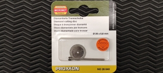 Proxxon Diamantierte Trennscheibe, &Oslash; 20 mm + 1 Tr&auml;ger 28840