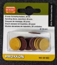 Proxxon Ersatzschleifscheiben 18mm selbstklebend Korn 120/150 28983
