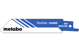 Metabo 5 Säbelsägeblatt FLEXIBLE METAL 100mm S522BF 628267000