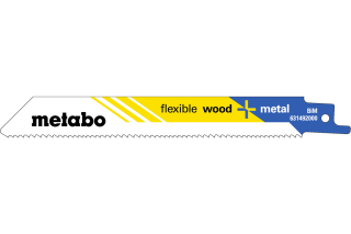Metabo 5 Säbelsägeblatt FLEXIBLE WOOD+METAL 150mm S922VF 631492000
