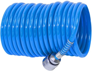 Güde Druckluft Spiralschlauch blau 5m 41400
