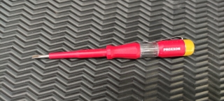 Proxxon Spannungsprüfer nach VDE 0680, Klinge 3,0x0,5mm 22390