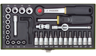 Proxxon Steckschlüsselsatz 1/4"(36-teilig) 23080