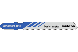 Metabo 5 Stichsägeblatt Metall 51mm T118A 623637000
