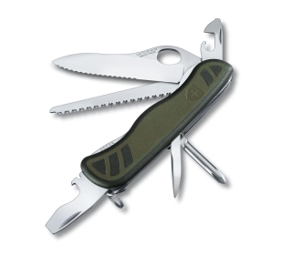 VICTORINOX Schweizer Soldatenmesser  08, 111mm grün/schw. 0.8461.MWCH