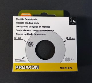 Proxxon Flexible Schleifpads K1000 50mm f. WP/E 6 St. 28672