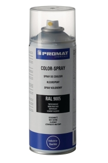 Promat Colorspray tiefschwarz seidenmatt RAL 9005 400ml