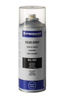 Promat Colorspray tiefschwarz hochglänzend RAL 9005 400ml