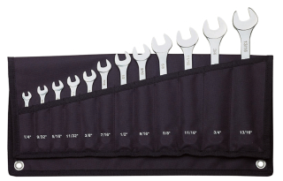 Proxxon SlimLine-Ringmaulschlüsselsatz zöllige Schraubengrößen (12-teilig) 23816