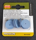 Proxxon Silikon-Polierscheiben 22mm 10 Stück mit Träger 28294